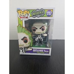 Funko Pop Plus Beetlejuice Vinyl Figure #1757 Beetlejuice On Tombstone